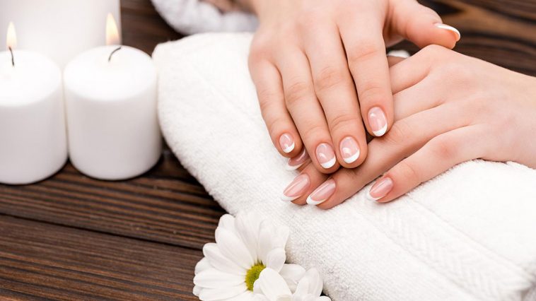 White stain on nails