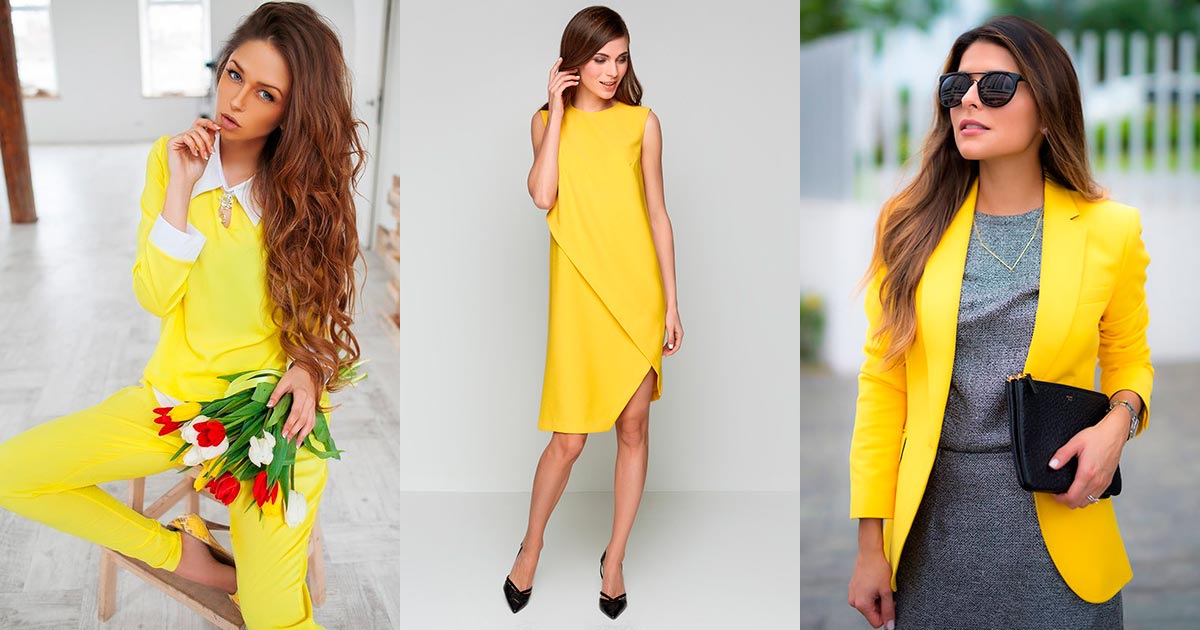 Womens things in yellow 1