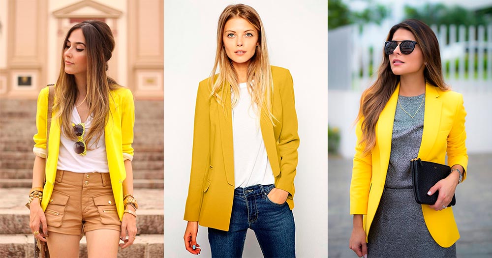 Yellow blazer