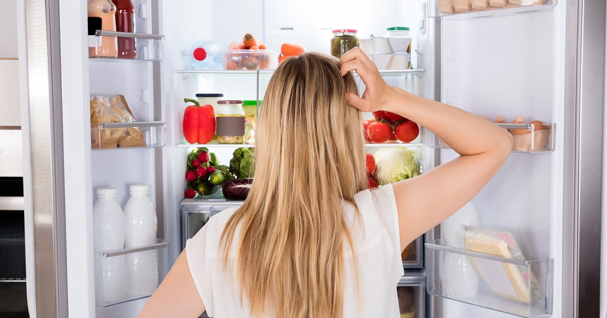 Food storage in the refrigerator