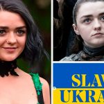 Мэйси Уильямс из «Игры престолов» поддержала Украину 13 Maisie Williams