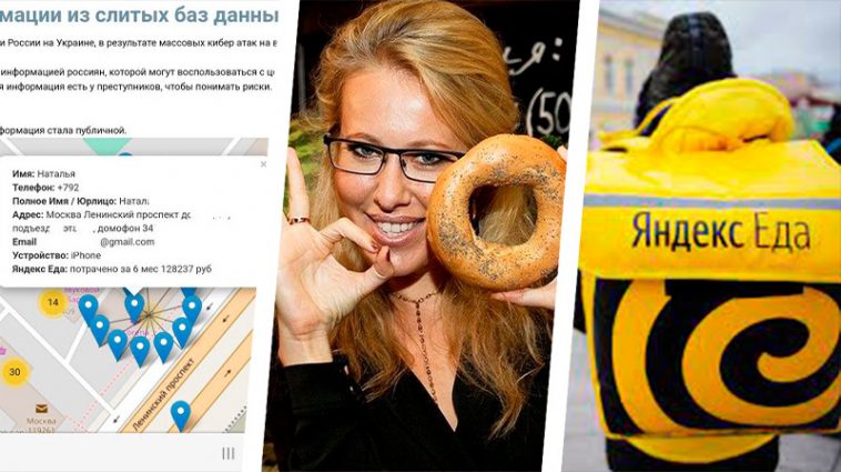 Через кибер атаки всплыли данные "ЯндексЕды". Собчак за полгода поела на 519 тыс. Кто на первом месте? 6 3 слоя 3