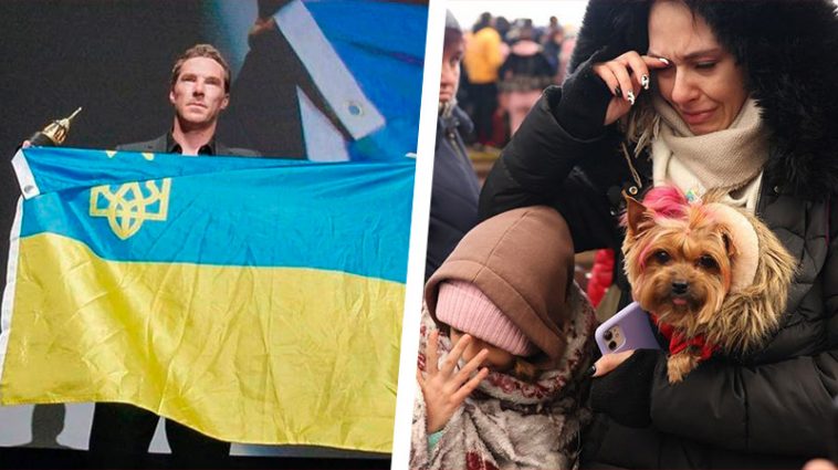 Звезда "Шерлока" Бенедикт Камбербэтч пригласил украинских беженцев к себе домой 7 6 11
