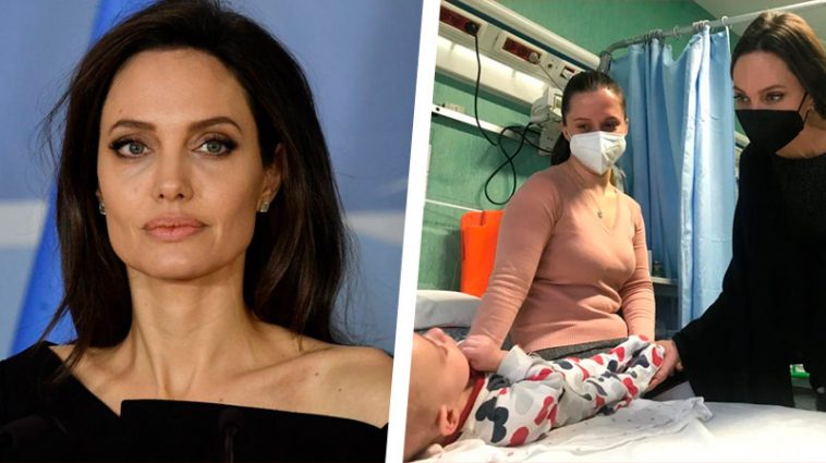 Анджелина Джоли посетила в Риме лечащегося от рака беженца-мальчика из Черновцов 6 6 40