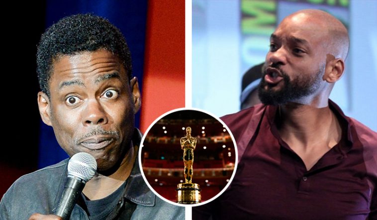 Уилл Смит ударил Криса Рока на вручении премии «Оскар» за оскорбление жены. ВИДЕО 6