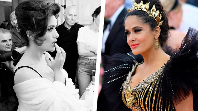 Словно богиня Венера - Сальма Хайек в архивных фото с обнаженной грудью 6 6 2