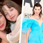 "Мы с дочерью изобразили украинский флаг" - Йовович вышла на красную дорожку в Каннах в наряде украинского бренда 14 6 46