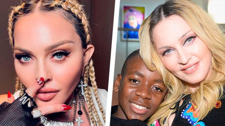 Сын Мадонны в красном платье с глубоким декольте затмил звёздную маму 6 6 52