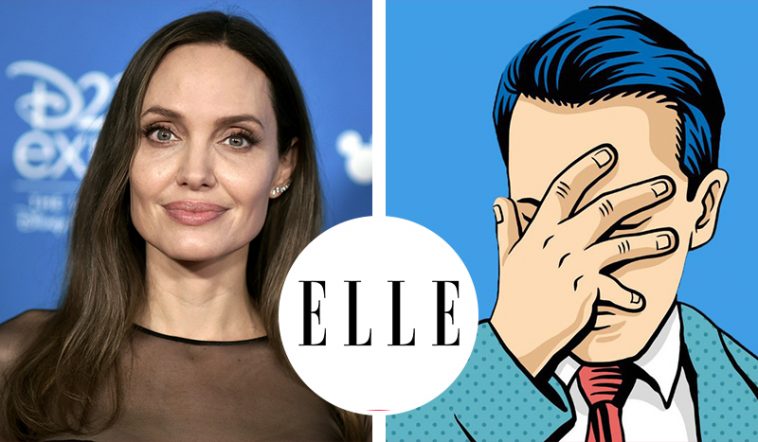 Скандал из-за визита Анджелины Джоли во Львов. Журнал Elle Russia побоялся использовать слово «Украина»? 6 елле