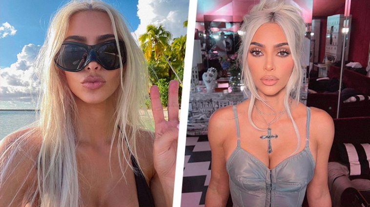 Заметно похудевшая блондинка Ким Кадрашьян показала пышную грудь в укороченном топе 6 6 30