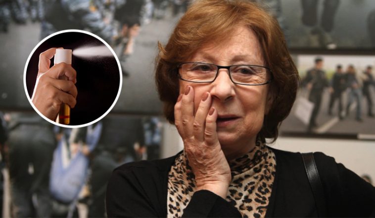 На спектакле Лии Ахеджаковой, которая поддерживает Украину, распылили перцовый баллончик 6