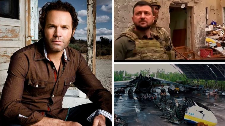 "История начинается сейчас!" - Five for Fighting на фоне "Мрии" снял клип о Владимире Зеленском 6 10 2