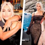 Ким в платье с эффектом голой груди и 9-летняя Норт с цепью в носу - семья Кардашьян посетила показ Поля Готье 14 6 13