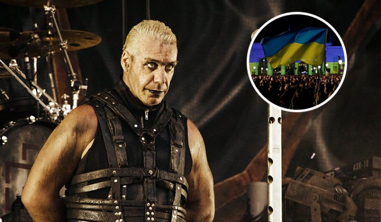 Немецкая группа Rammstein снова поддержала Украину. В этот раз подняли сине-желтый флаг на концерте в Польше 6 прапор