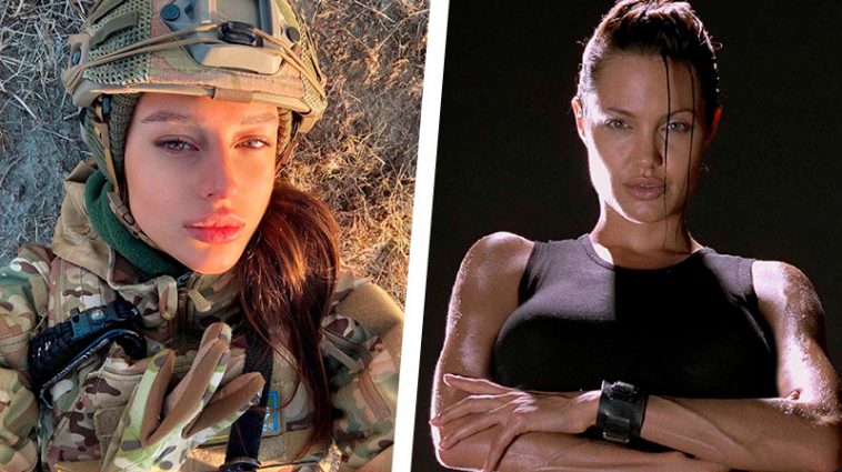 "Выглядит как Анджелина Джоли": Украинский снайпер покорила сеть 6 ав