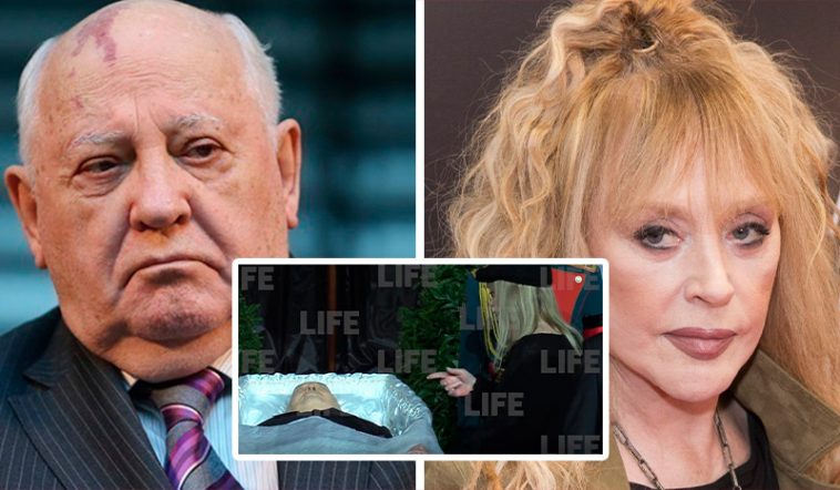 Что значил странный жест Аллы Пугачевой возле гроба Михаила Горбачева? 6 Квадрат