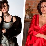 Звезда "ВИА Гры" Надежда Мейхер кокетливо мелькнула татуировкой на бедре в высоком разрезе 15 6 22