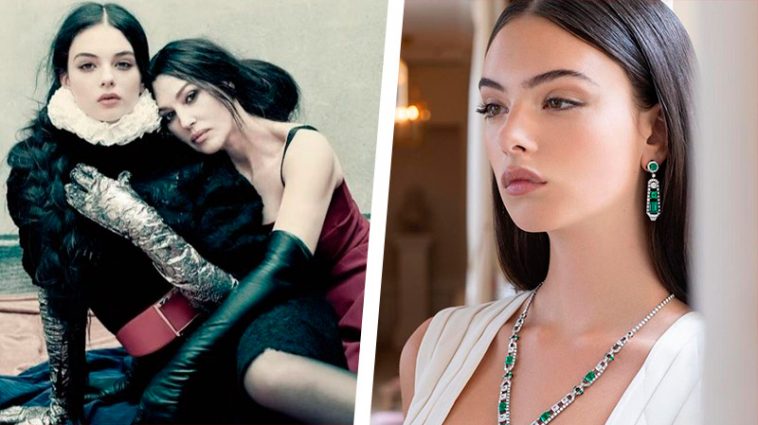 Лакомая красота: 18-летняя дочь Моники Беллуччи в откровенных позах снялась для Vogue 6 6 23