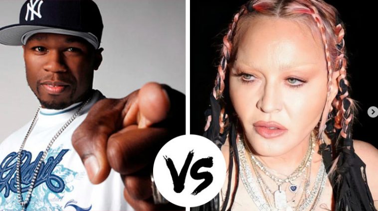 "Бабка на хер*е! Корчит девственницу в 64 года!" - 50 Cent опять жёстко высмеял Мадонну 6 901 2