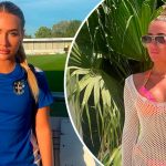 "Идеальные мячики!" - 22-летняя английская футболистка сразила фотосессией в синем бикини 14 Maket Moldova 1650871362 восстановлено 4