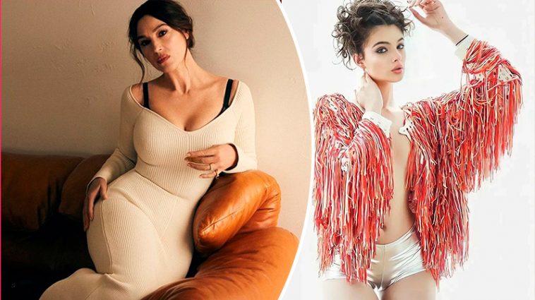 "Кудрявые девушки" - дочь Моники Беллуччи ошеломила образом напоминающем стиль её матери из 90-х 6