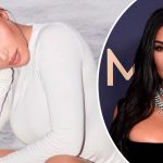 Ким Кардашьян в сверкающем наряде едва переступила ступеньки из-за узкой юбки, сковывающая её тело и движения 14 Maket Moldova 1650871362 135