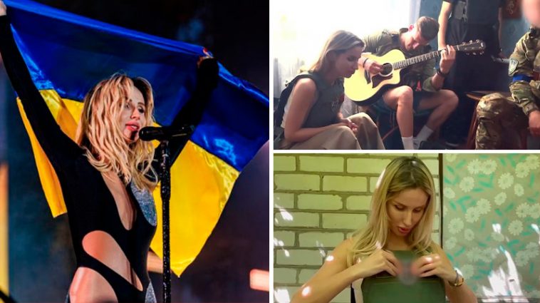 LOBODA в День Независимости появилась на передовой (ВИДЕО) 6 10 3