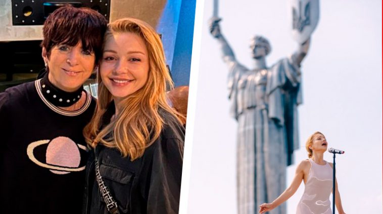 Тина Кароль на фоне обновлённой "Украина-Мать" презентовала песню, написанную оскароносной Даян Уоррен 6 6 30