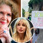 Своего рода орден "За смелость!" - Лина Костенко сделала подарок девушке, вышедшей с плакатом против Лободы в Харькове 14 901 4