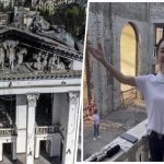 Танцы на костях: китайская певица исполнила «Катюшу» на руинах драмтеатра Мариуполя 16 обложка