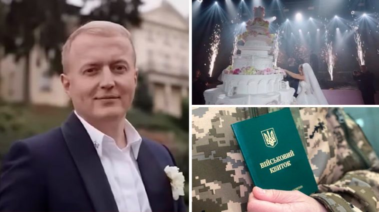 В медовый месяц — на фронт: экс прокурору Ильницкому, отгулявшему лакшери свадьбу во Львове, вручили повестку 6 10 2