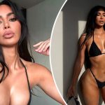 «Всегда будешь выглядеть холодной!» — Ким Кардашьян представила соблазнительный бюстгальтер со встроенными сосками 14