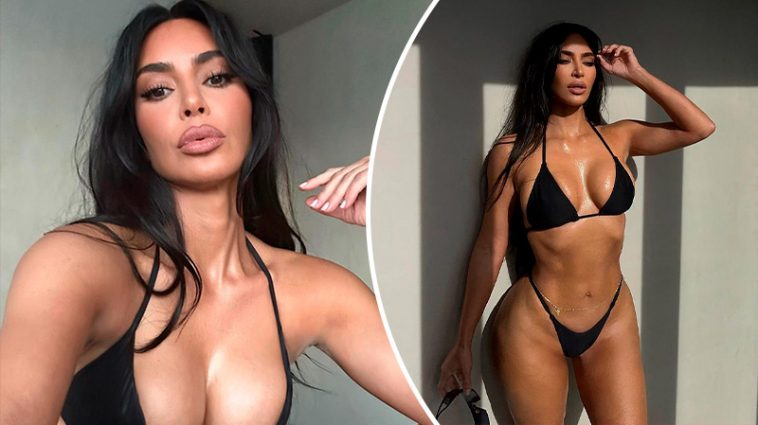 «Всегда будешь выглядеть холодной!» — Ким Кардашьян представила соблазнительный бюстгальтер со встроенными сосками 6