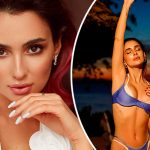 Анна Тринчер продемонстрировала свою соблазнительную фигуру в откровенном купальнике на закате в Танзании 15 Anna