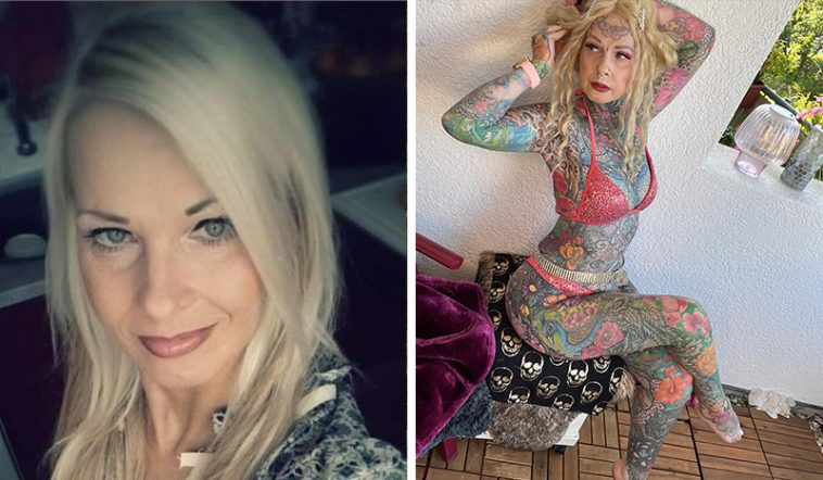 Татуированная бабушка показала, какой вид имела до невероятного перевоплощения 7 для бабушки