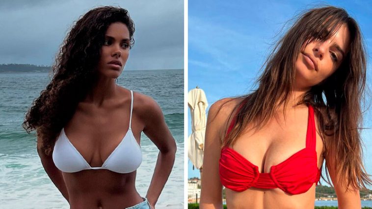 Эмили Ратаковски и Тина Кунаки устроили откровенную фотосессию в миниатюрных бикини на Карибах 6 New 2 1