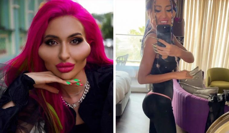 Как у Кардашян: Блогерка с самыми большими скулами в мире Анастасия Покрещук похвасталась новыми "силиконовыми ягодицами" 6 для покрещук