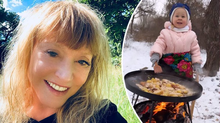 Алла Пугачева прокомментировала видео маленькой украиночки, готовящей сало на природе 7