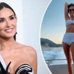 «Семейные развлечения»: 61-летняя Деми Мур в леопардовом купальнике повторила популярный тренд 15 krug 3