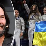 Восхищаюсь украинками: Киану Ривза увидели в компании украинских фехтовальщиц - олимпийских чемпионок 2024 17 grnij