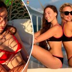 "Девочки на чиле!": 19-летняя дочь Поляковой в купальнике посветила бедрами и показала поцелуи с мамой 15 krug 35