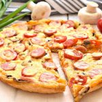 Пицца с сосисками 15 picca s gribami i sosiskami
