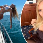 Купальник оказался маловат: Полякова поманила округлыми бёдрами на побережье в Италии 13 rug 1