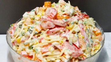 nichogo varyty ne potribno vse zmishav i gotovo populyarnyj salat meksyka