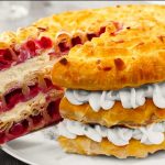 Из готового теста! Через несколько минут готовлю Шикарный торт с вишней. Все думают, что он из кондитерской 21 z gotovogo tista za kilka hvylyn gotuyu shykarnyj tort z vyshneyu vsi dumayut shho vin z kondytersko