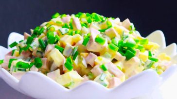 salat katrusya 10 hv i gotovo nizhnishyj za olivye i zyidayetsya shvydshe