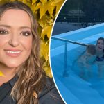 Невероятная красота: 49-летняя Могилевская с дочкой поплавали в бассейне под открытым небом в Карпатах 15 bvdvjdjvgrnij