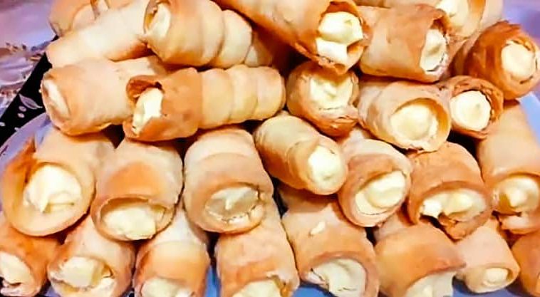 Трубочки c кремом из старой тетради бабушки! Она готовила плетки и десерты на свадьбу! И эти невероятные трубочки тоже