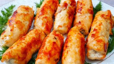 vsogo 3 ingrediyenta nezvychni kuryachi ruletyky na skovoridczi idealno na vecheryu