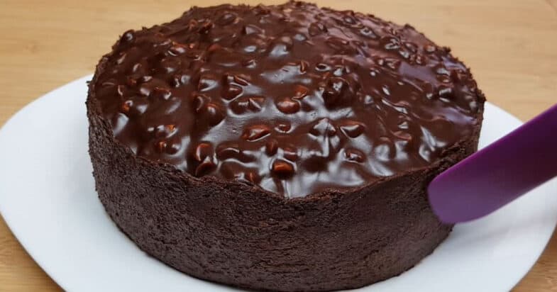 Vous ne pouvez pas acheter un tel gâteau au chocolat avec des cerises dans le magasin ! Facile à préparer !